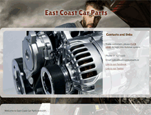 Tablet Screenshot of eastcoastcarparts.ie